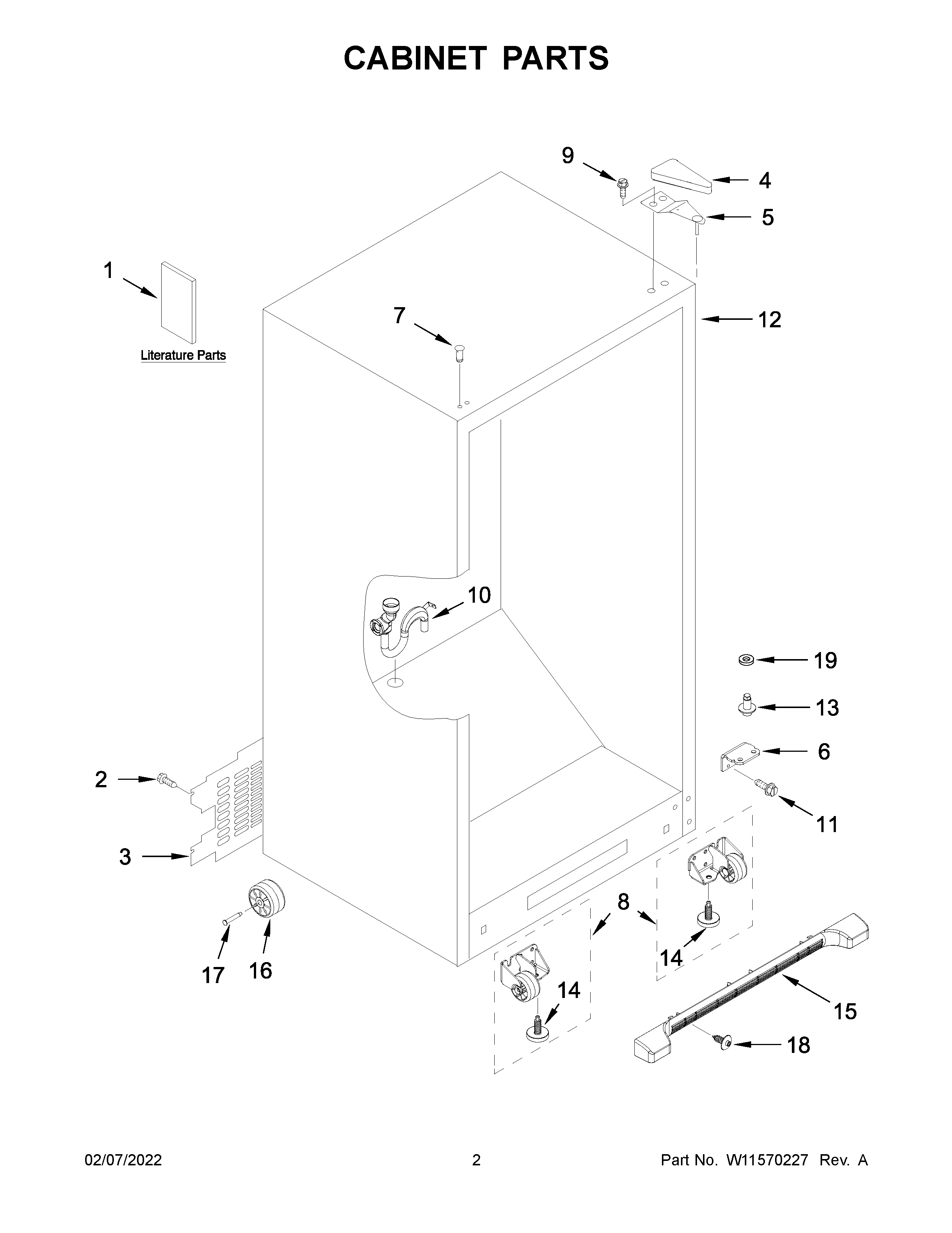 Cabinet parts