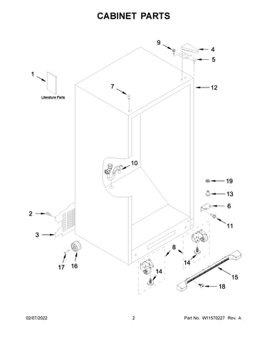 Cabinet parts