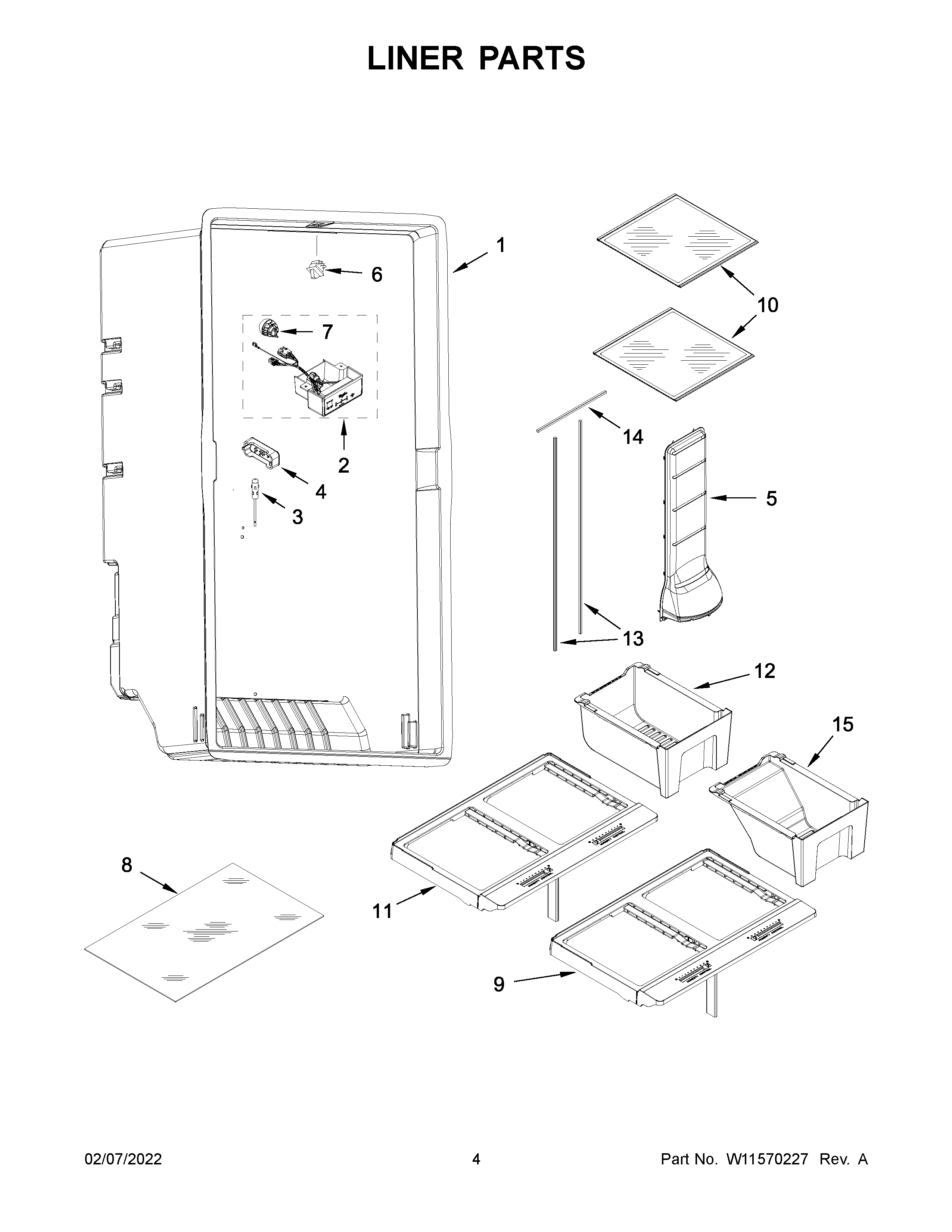 Liner parts