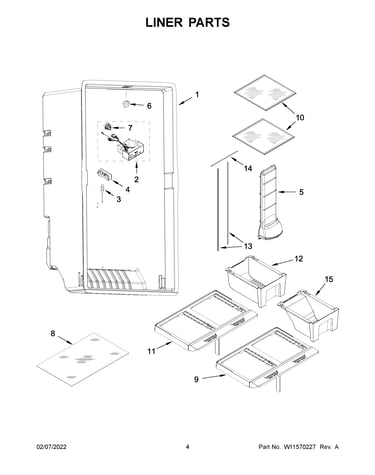 Liner parts