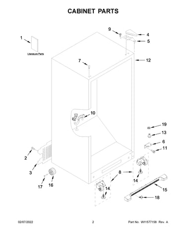Cabinet parts