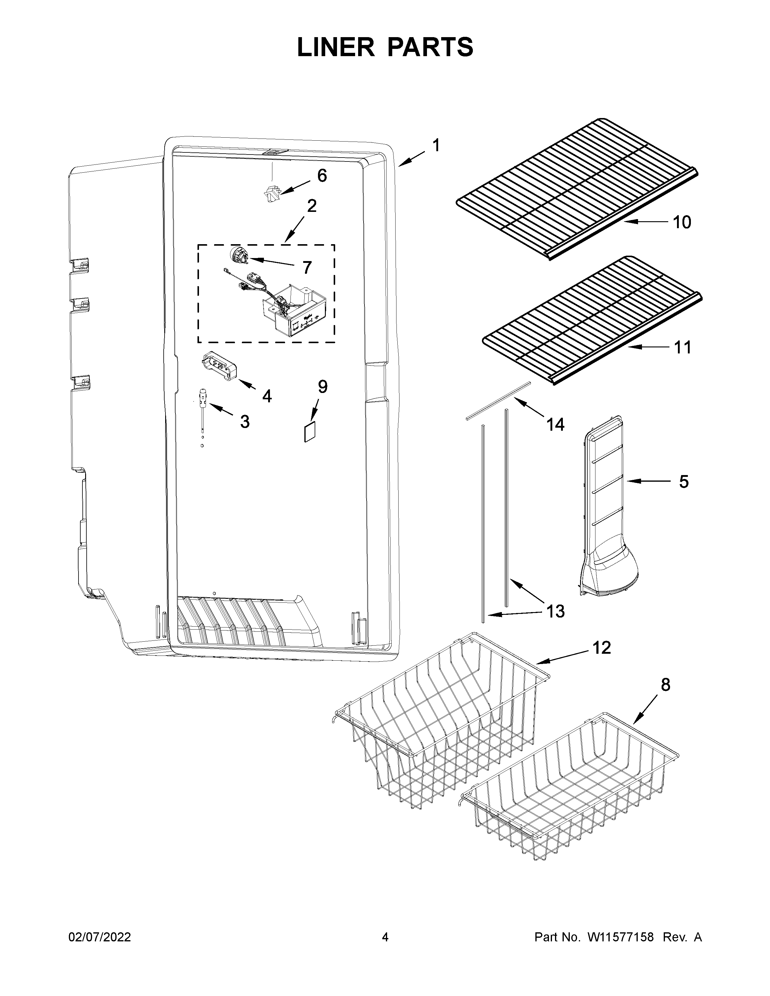 うるページ Whirlpool WZF79R20DW06 upright freezer Parts | Diagrams, Manuals