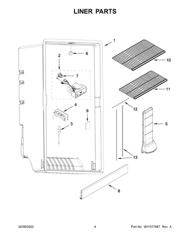 Liner parts