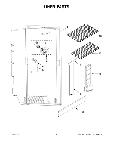 Liner parts