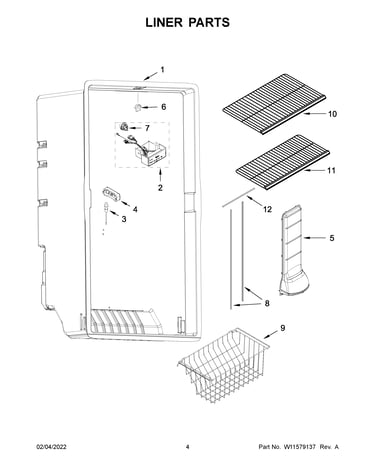 Liner parts