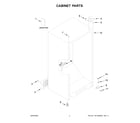 Amana AZF33X16DW08 cabinet parts diagram