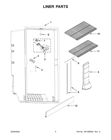 Liner parts