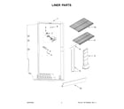 Maytag MZF34X16DW08 liner parts diagram