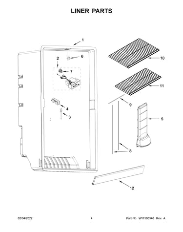 Liner parts