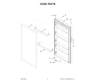 Maytag MZF34X16DW08 door parts diagram