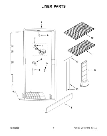 Liner parts