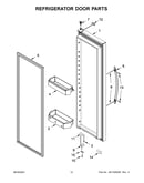 Refrigerator door parts
