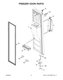 Freezer door parts