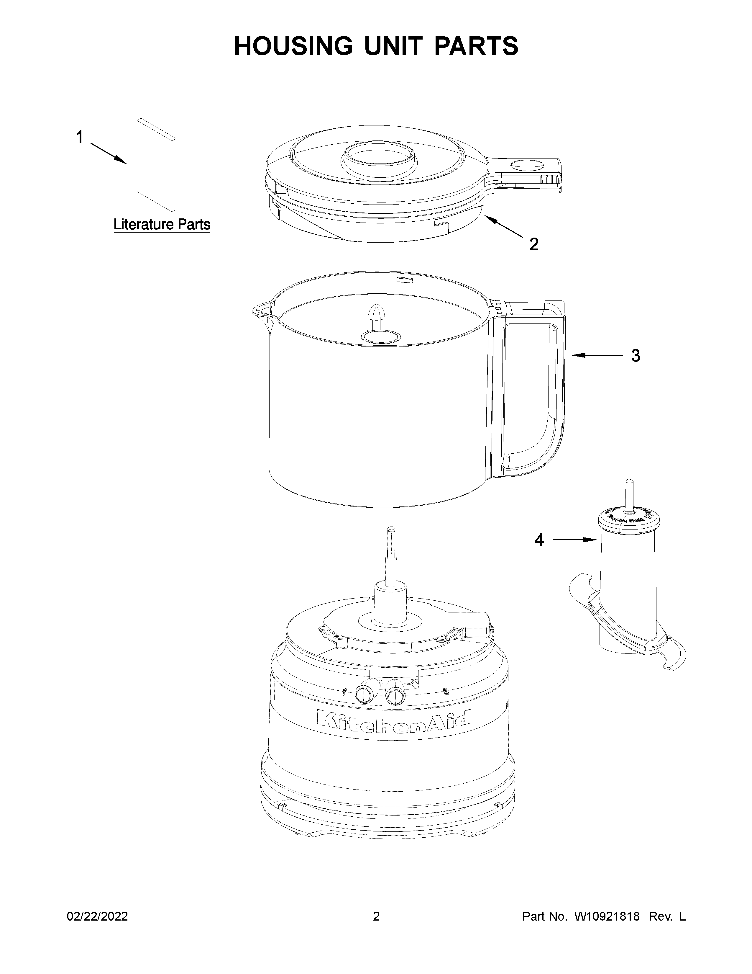 Housing unit parts
