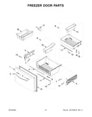 Freezer door parts