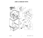 Whirlpool WRT348FMES04 liner & icemaker parts diagram