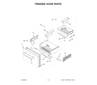 Whirlpool WRF757SDHZ03 freezer door parts diagram