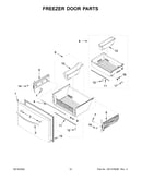 Freezer door parts