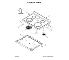 Maytag YMER7700LZ2 cooktop parts diagram