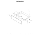 Maytag YMER7700LZ2 drawer parts diagram