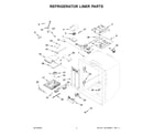Maytag MFT2772HEZ03 refrigerator liner parts diagram