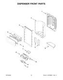 Dispenser front parts