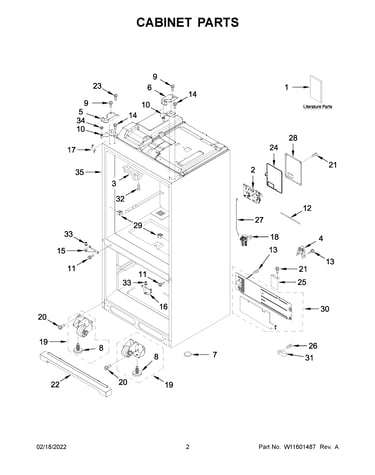 Cabinet parts