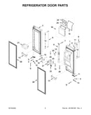 Refrigerator door parts