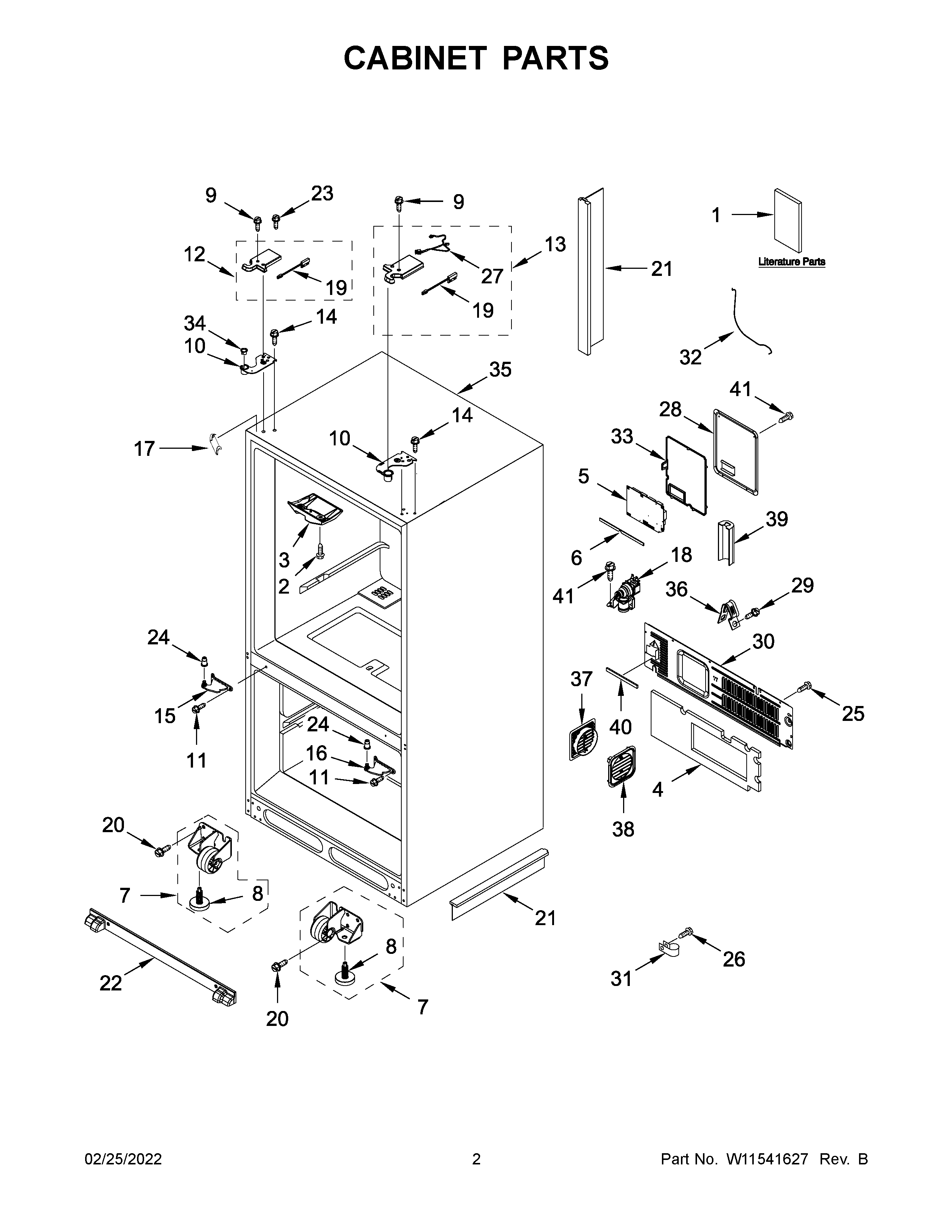 Cabinet parts