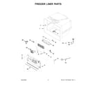 KitchenAid KRFC704FSS04 freezer liner parts diagram