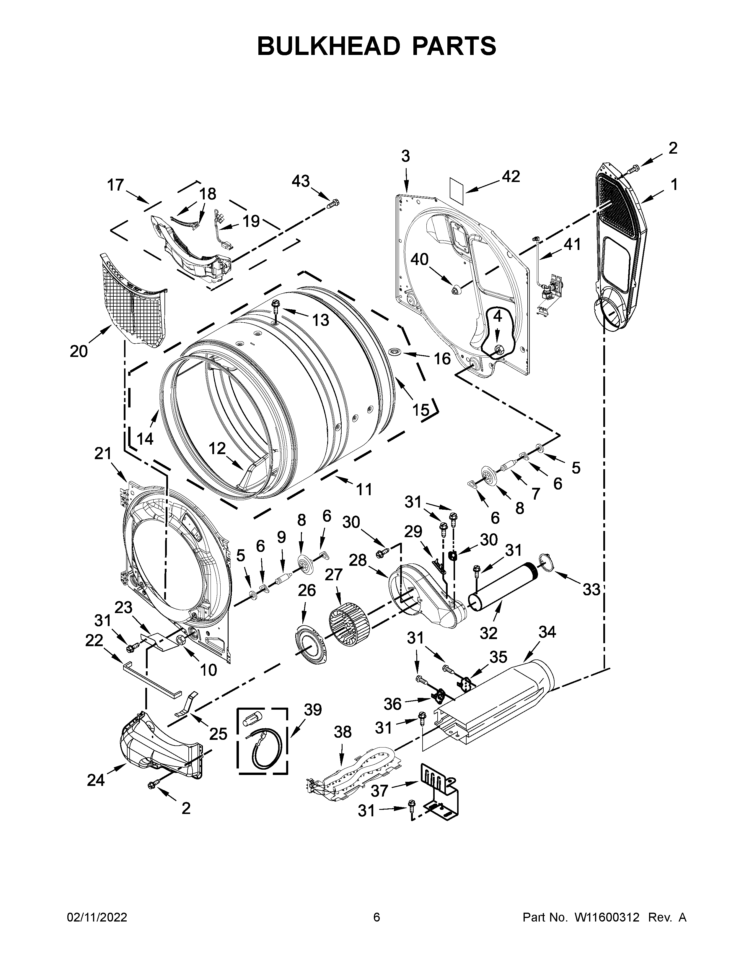 Bulkhead parts
