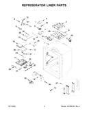 Refrigerator liner parts
