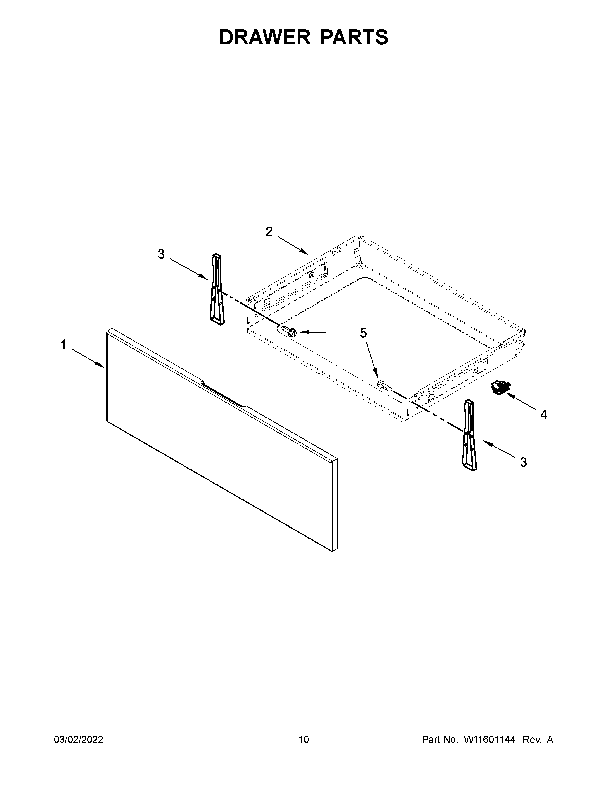 Drawer parts