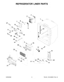 Refrigerator liner parts