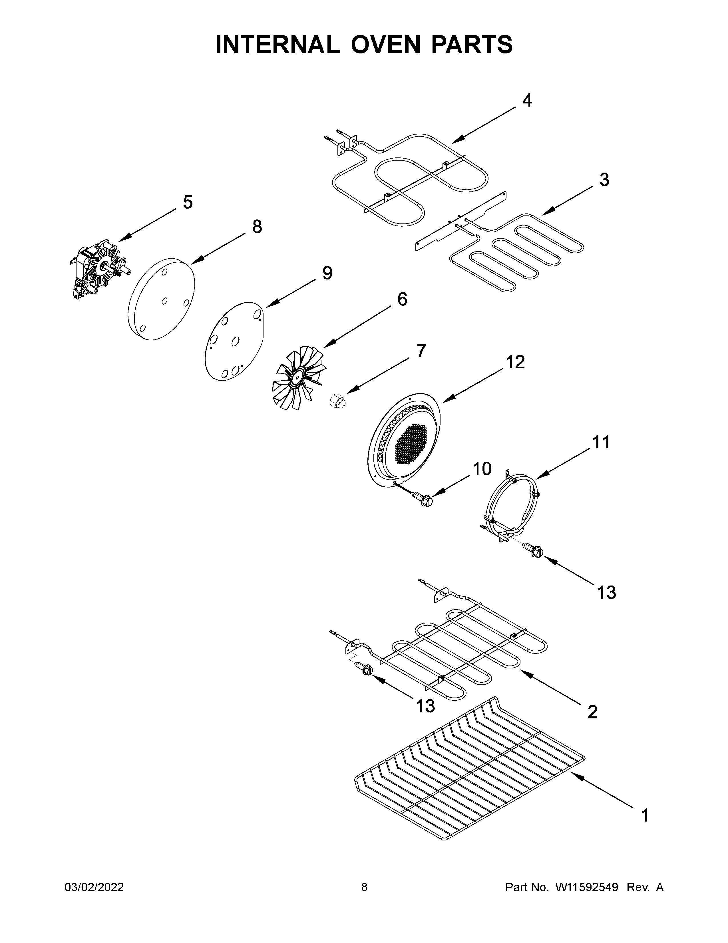 INTERNAL OVEN PARTS