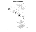 Whirlpool WGE745C0FS05 internal oven parts diagram