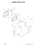 Lower door parts