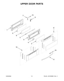 Upper door parts