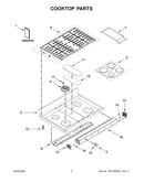 Cooktop parts