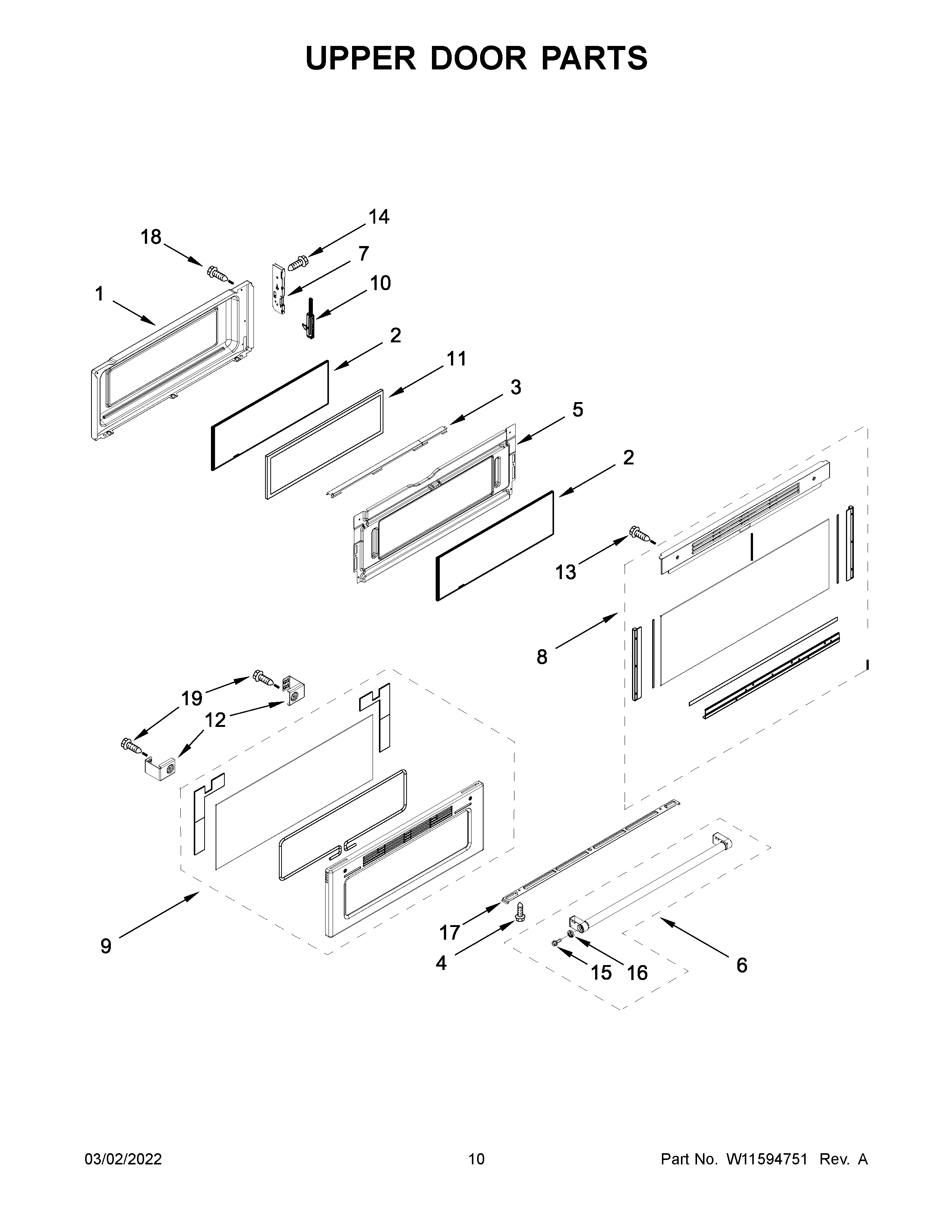 UPPER DOOR PARTS