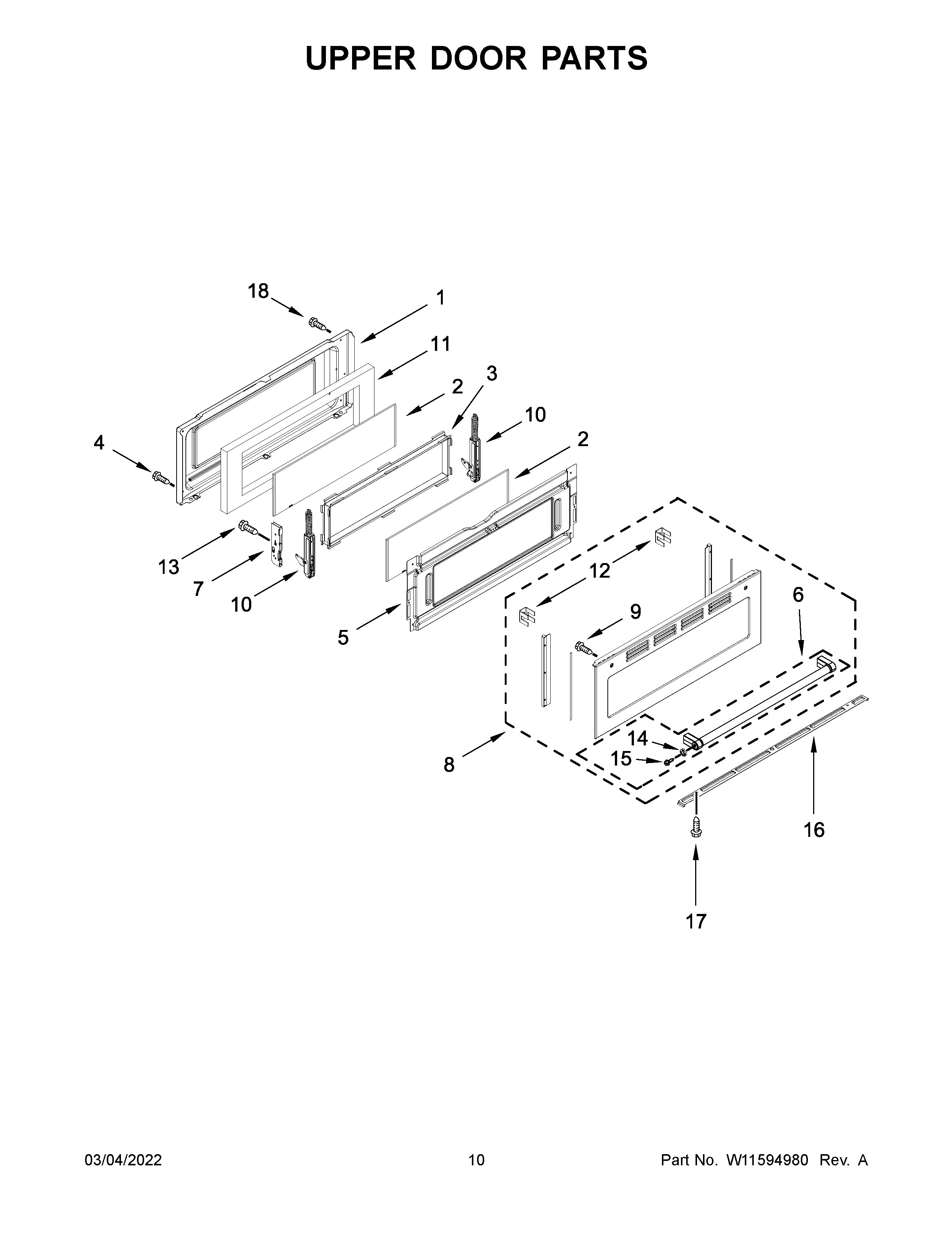 UPPER DOOR PARTS