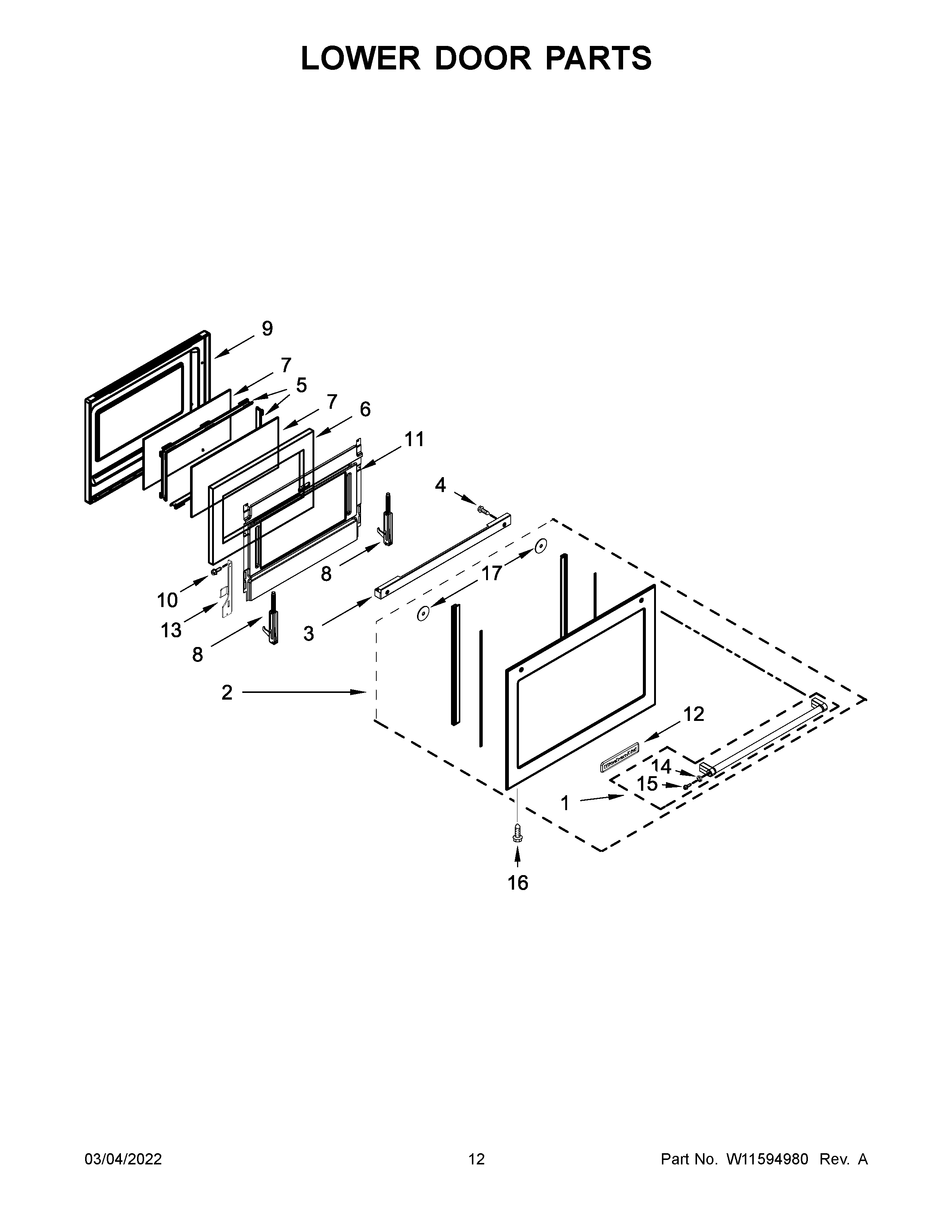 LOWER DOOR PARTS