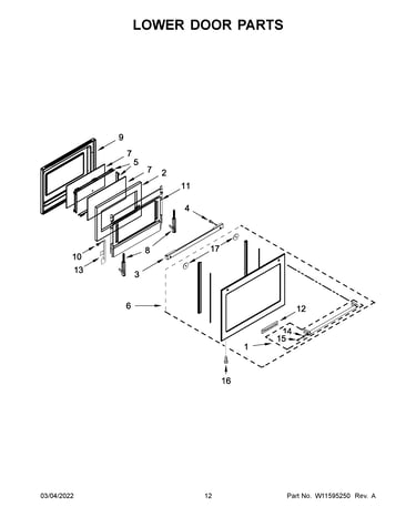 Lower door parts