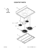 Cooktop parts