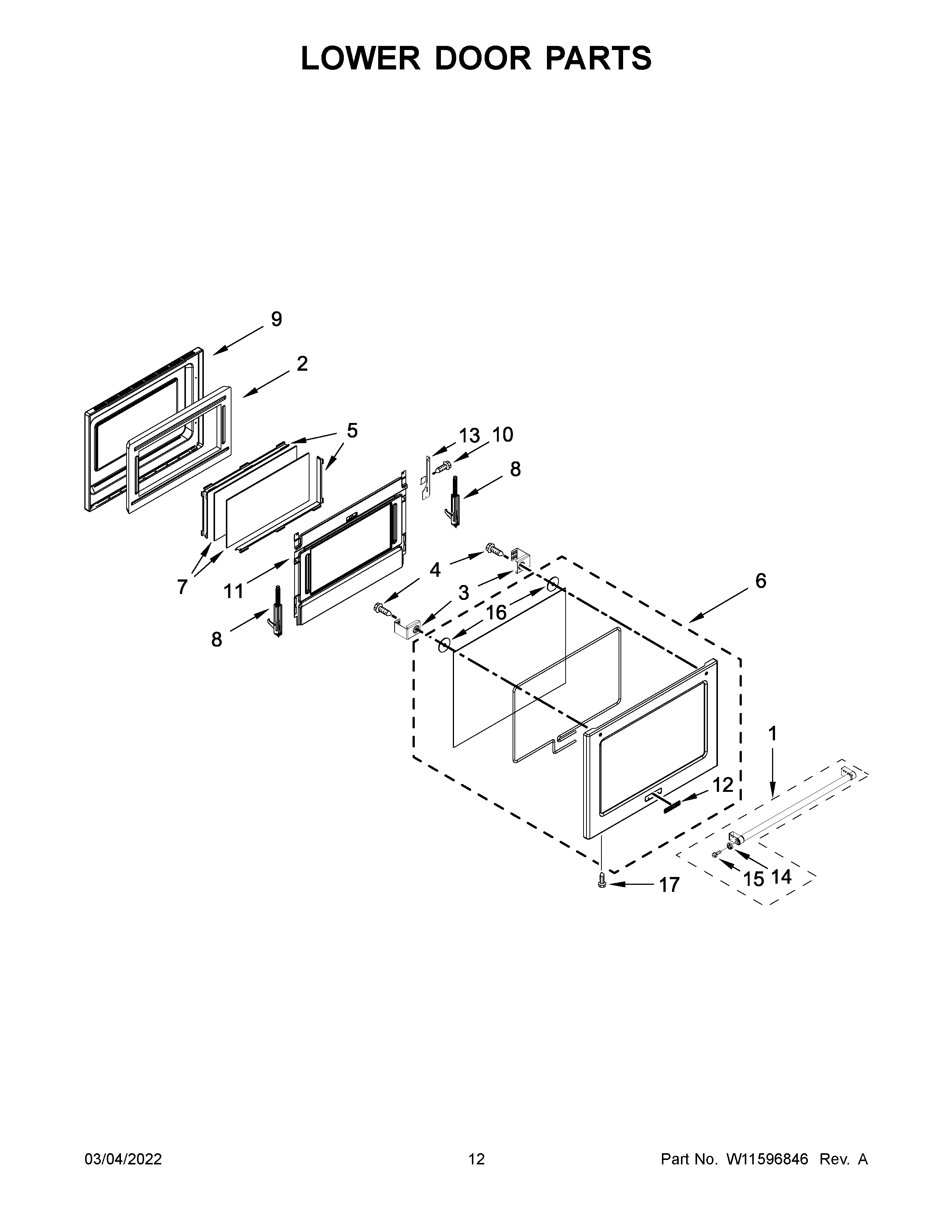 LOWER DOOR PARTS