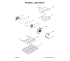 Whirlpool YWGE745C0FS5 internal oven parts diagram