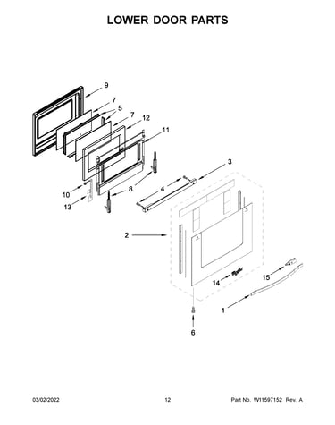 Lower door parts