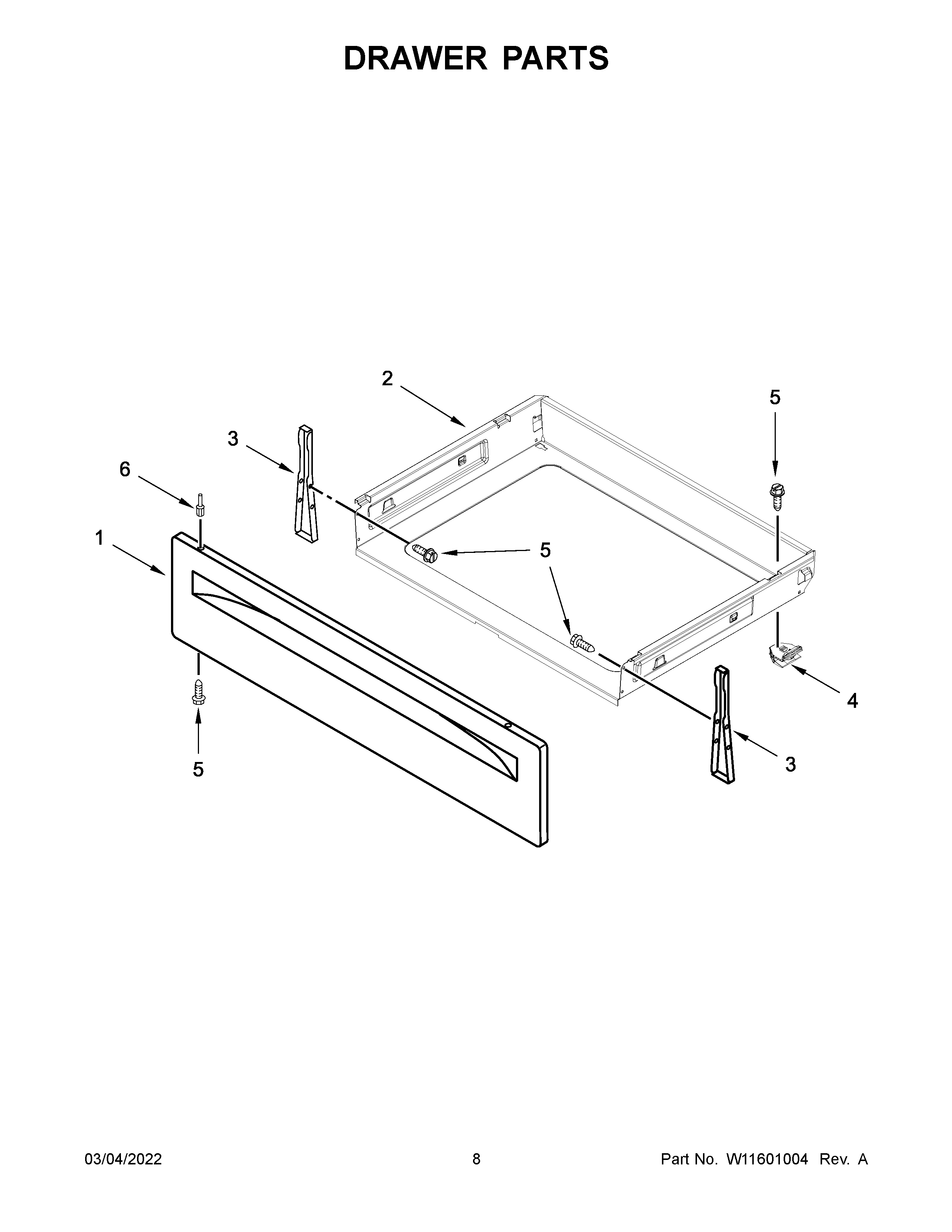 Drawer parts