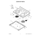 Maytag MER6600FZ5 cooktop parts diagram