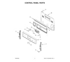 Maytag MER6600FZ5 control panel parts diagram